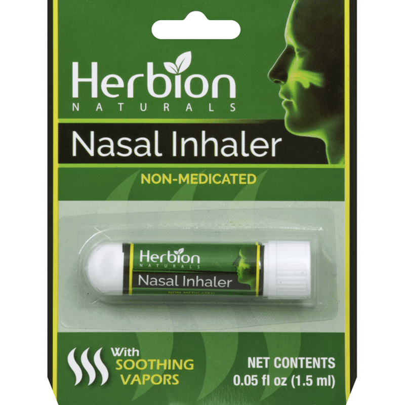 Herbion Nasal Inhaler, with Soothing Vapors, Non-Medicated (0.05 oz ...