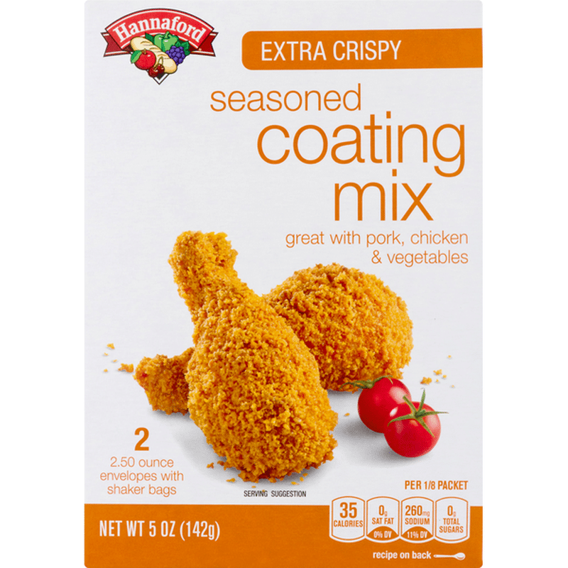 Hannaford Coating Mix, Seasoned, Extra Crispy (5 oz) Instacart