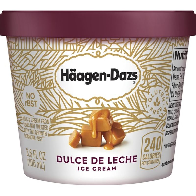 HaagenDazs Dulce de Leche Ice Cream (3.6 fl oz) Instacart
