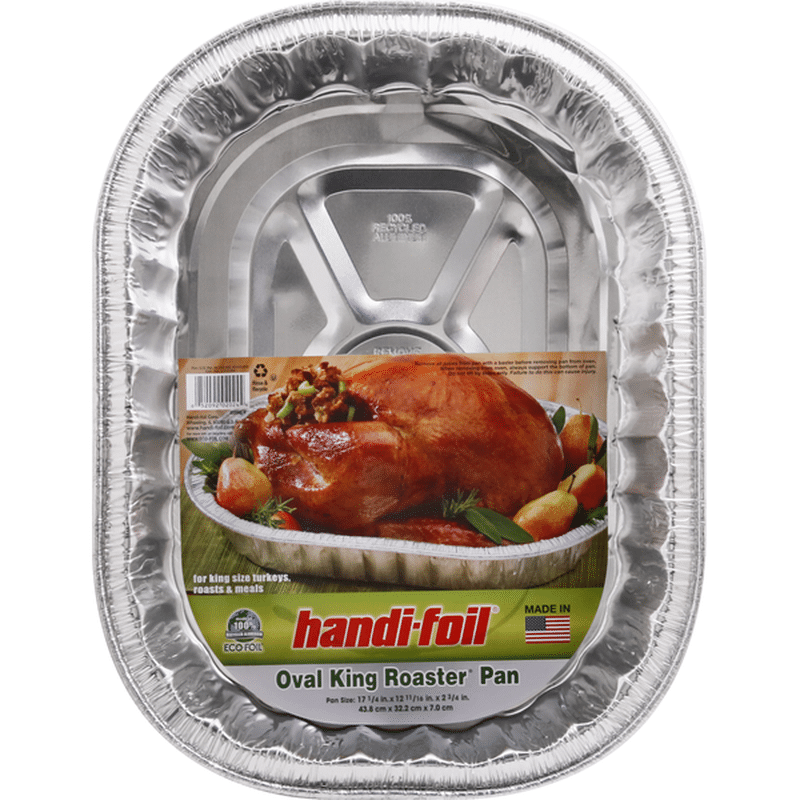 Handi Foil Oval King Roaster Pan 1 Each Delivery Or Pickup Near Me Instacart