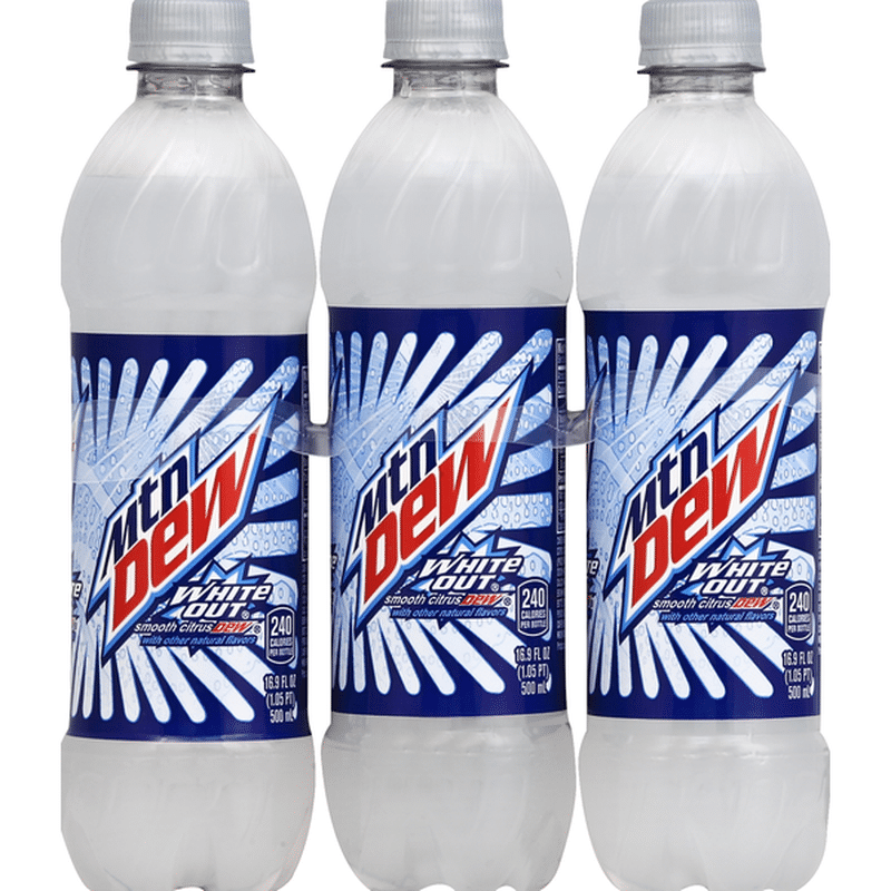 mountain dew white out 2 liter bottles