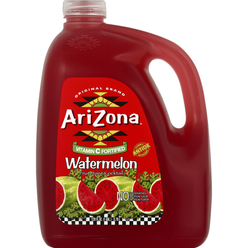 Arizona Fruit Juice Cocktail, Watermelon (128 fl oz) Instacart