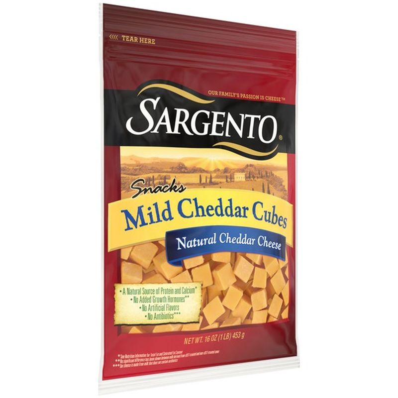 Sargento® Mild Natural Cheddar Cheese Cubes 16 Oz Instacart