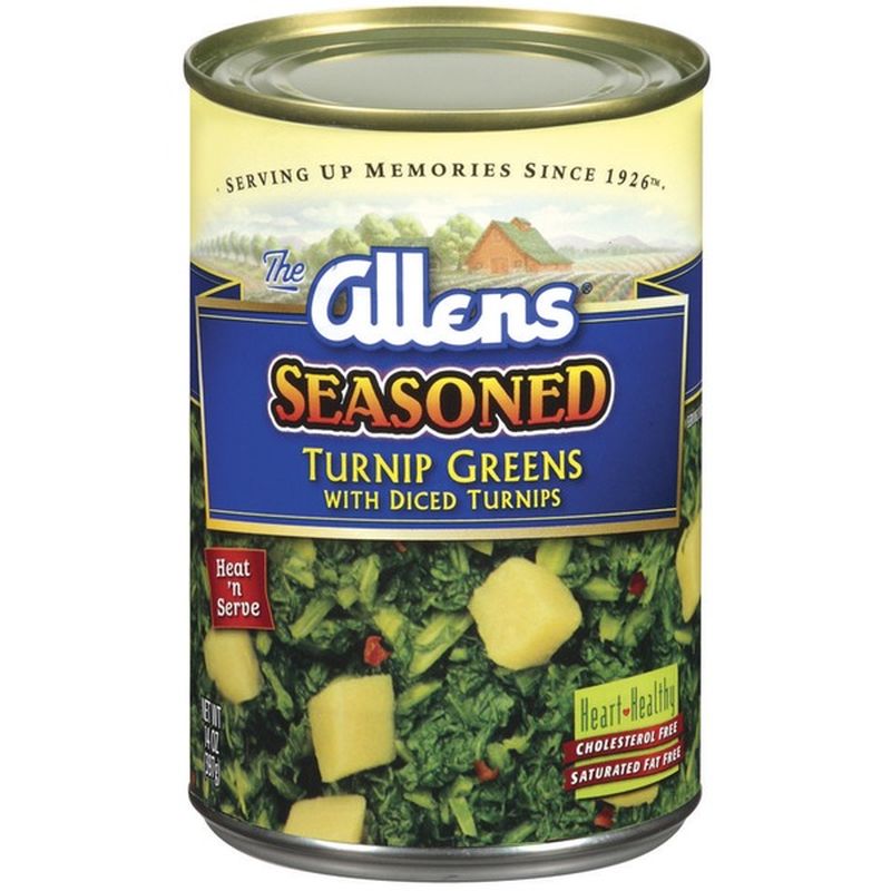 Allen's Seasoned Turnip Greens with Diced Roots (14 oz) from Kroger