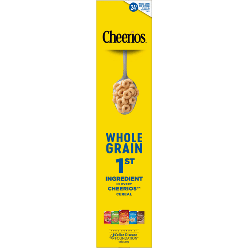 Cheerios Cereal, Whole Grain Oat, Toasted, Giant Size (20 oz) from Food