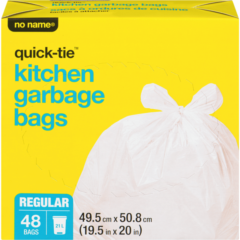 Regular Quick Tie Kitchen Garbage Bags