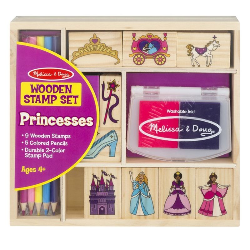 melissa and doug stamp set princess