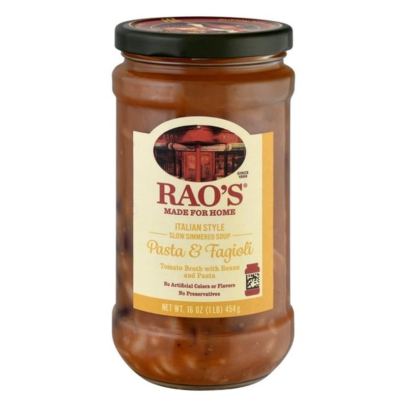 Rao's Homemade Raos Soup, Slow Simmered, Italian Style, Pasta & Fagioli