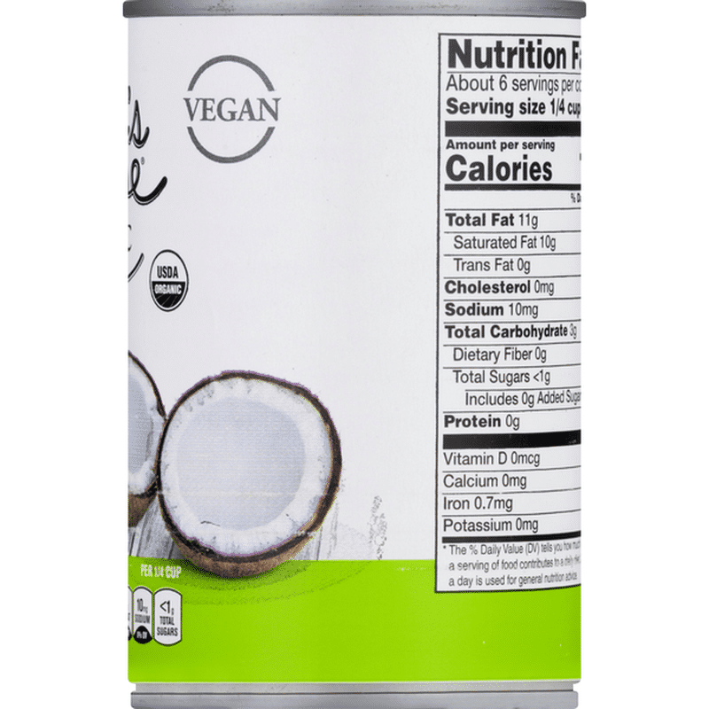 Nature's Promise Coconut Milk, Unsweetened