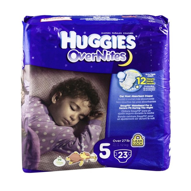huggies nighttime size 5