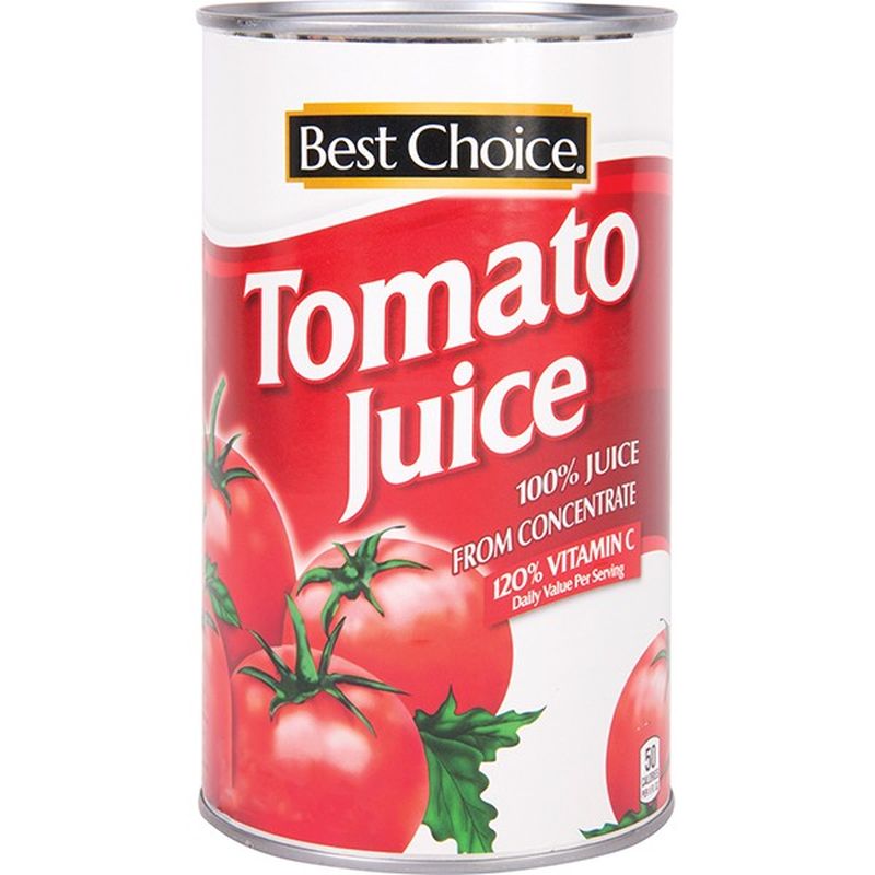 Best Choice 100 Tomato Juice From Fresh Tomatoes 46 Fl Oz Instacart