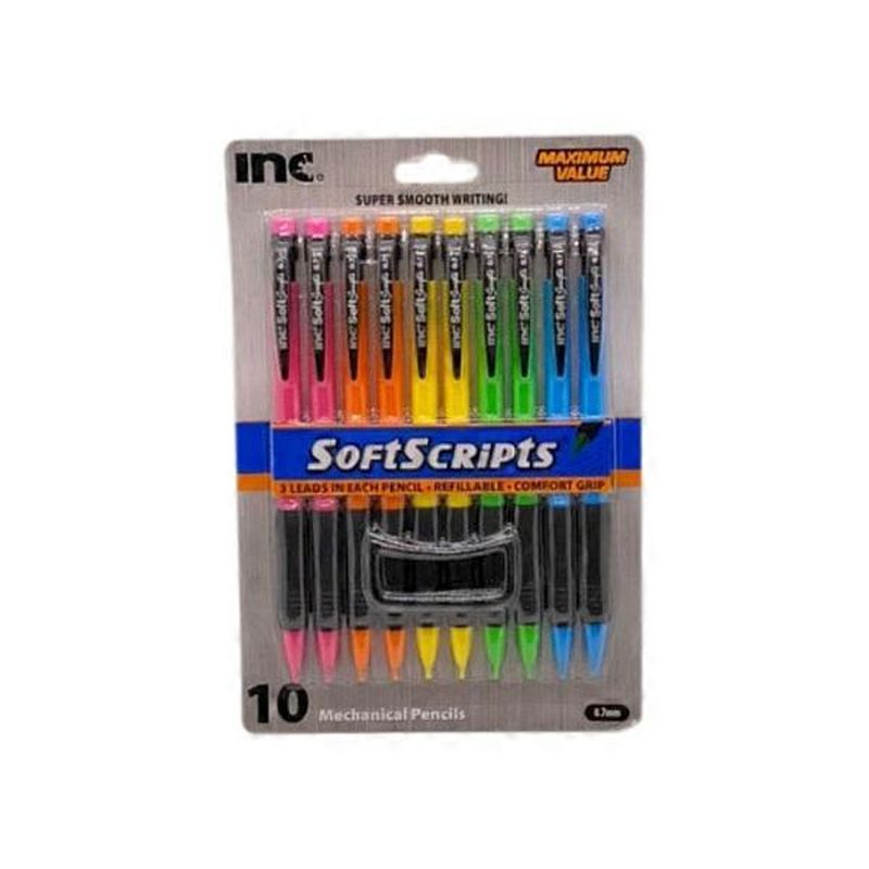 Family Dollar Assorted Soft Scripts Mechanical Pencils (10 ct) Instacart