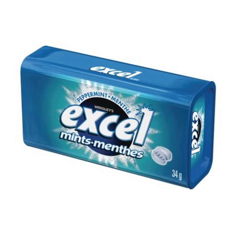 Excel Sugar Free Dual Layer Peppermint Chewing Gum (34 g) Instacart