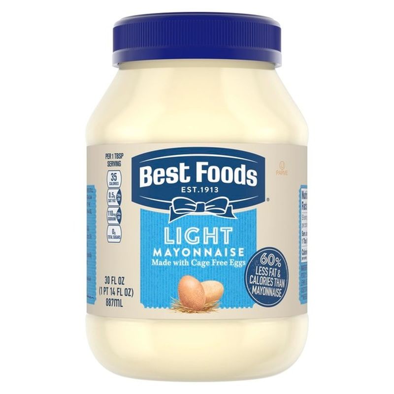 Best Foods Mayonnaise Light Mayo (30 oz) from Fred Meyer Instacart