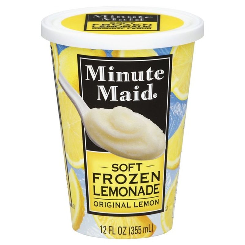Minute Maid Frozen Lemonade, Soft, Original Lemon (12 oz) - Instacart