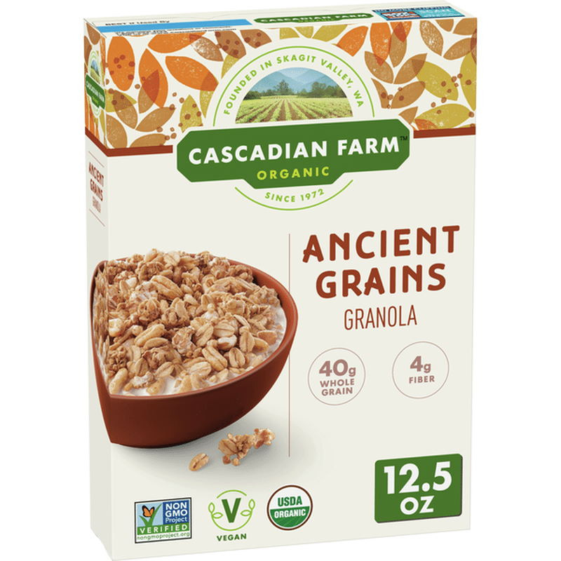 Cascadian Farm Organic Ancient Grains Granola, Whole Grain Oats (12.5