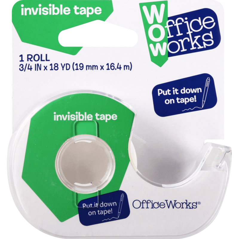OfficeWorks Invisible Tape (0.75 in) Instacart