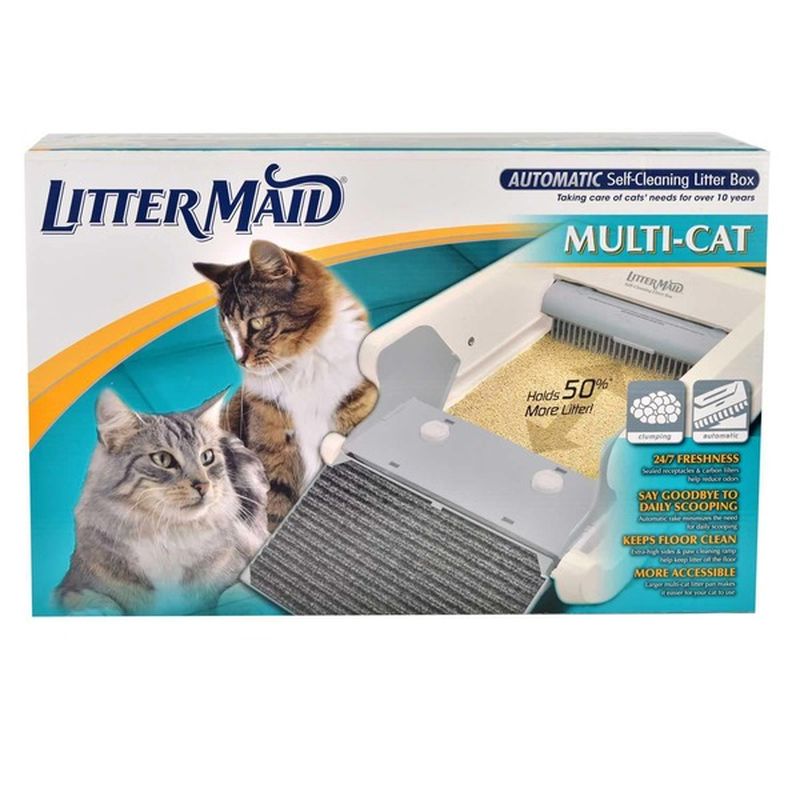 Litter Maid Multi Cat Automatic Self Cleaning Litter Box 37" L X 17.5