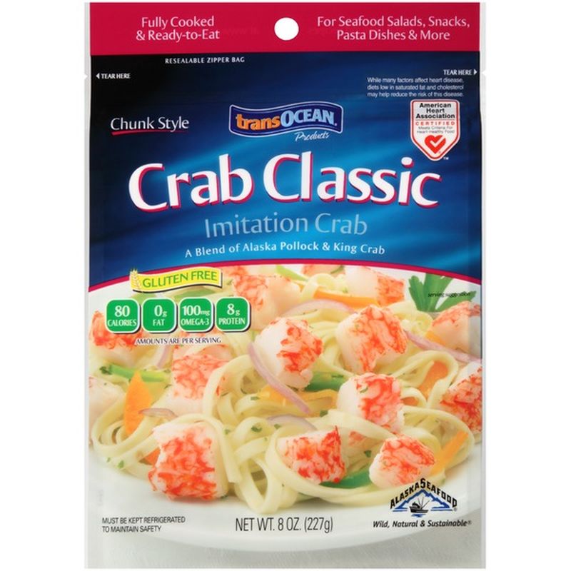 TransOcean Imitation Crab, Chunk Style (8 oz) from Andronico's