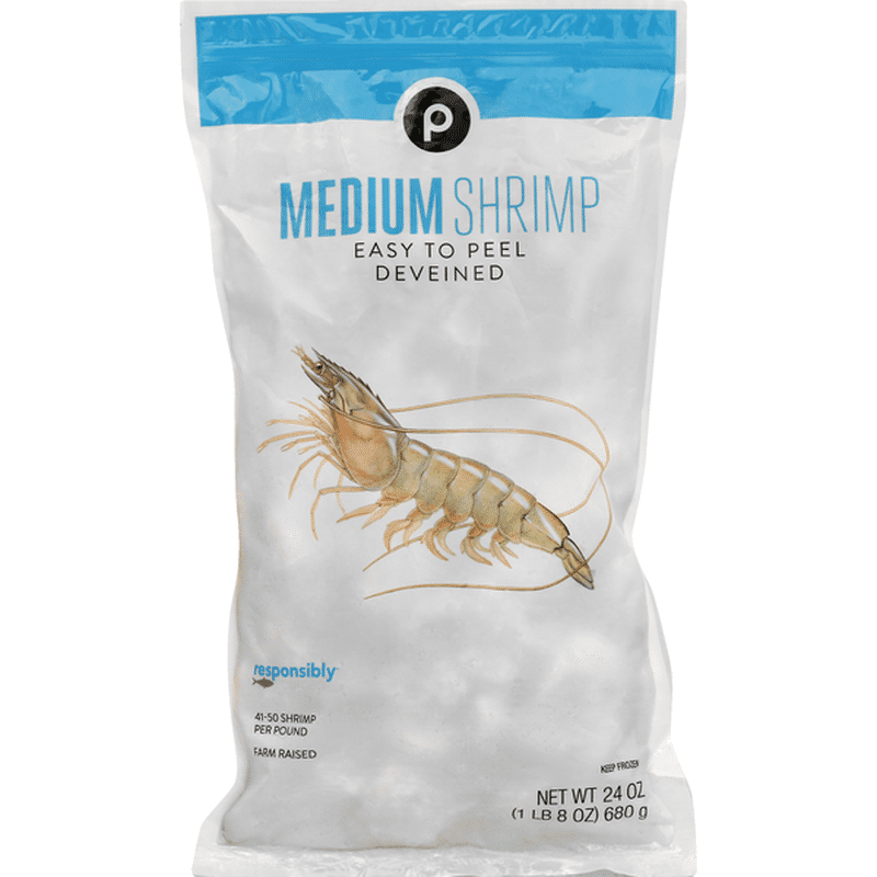 Publix Shrimp, Deveined, Medium (24 oz) Instacart