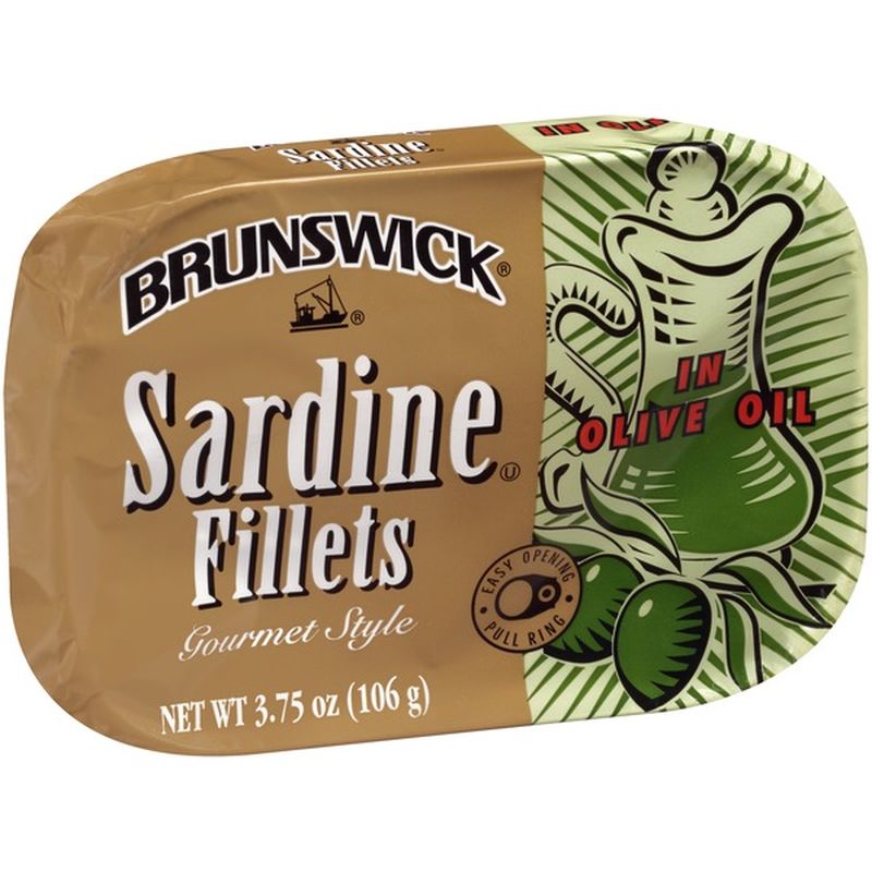 Brunswick Sardine Fillets in Olive Oil (3.75 oz) from Mollie Stone's