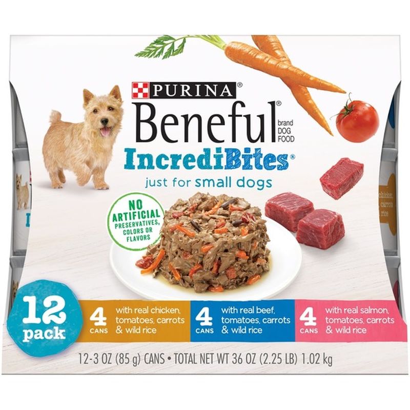 Purina Beneful Small Breed Wet Dog Food Variety Pack, IncrediBites With