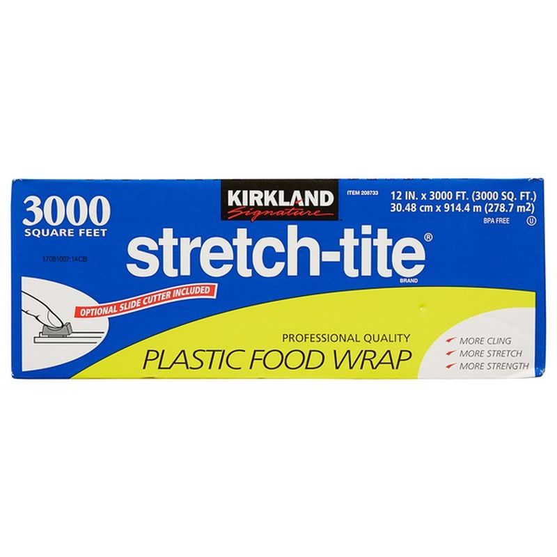 Kirkland Signature StretchTite Plastic Food Wrap, 3000 ft