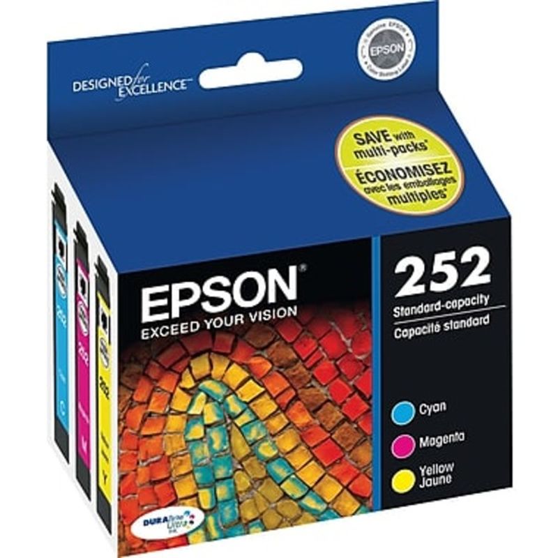 Epson Dura Brite Ultra Standard 3 Pack Ink Cartridge Multicolor ...