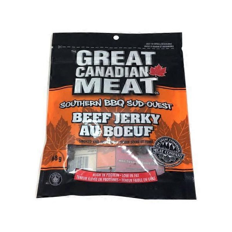Great Canadian Meat Barbecue Beef Jerky (68 g) Instacart