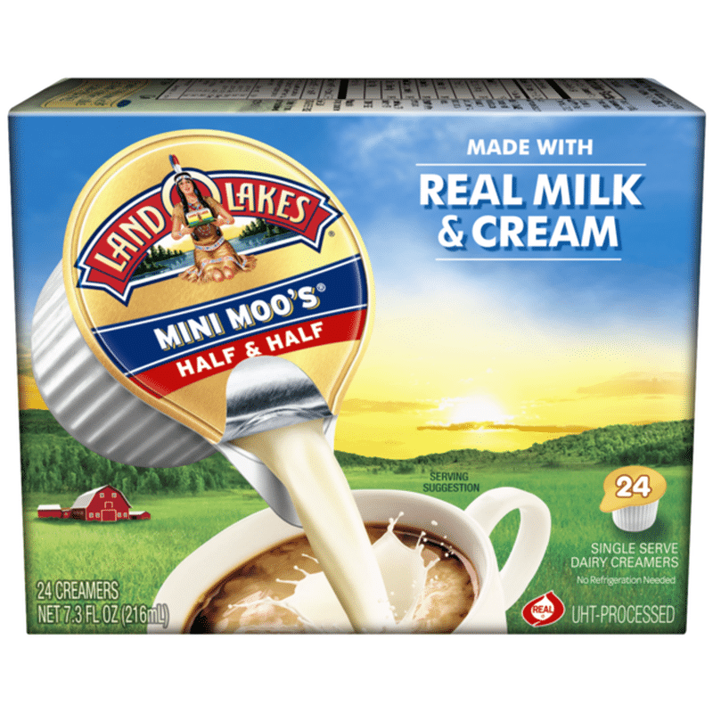 Land O' Lakes Mini Moo’s Half & Half Creamer Singles (0.3 fl oz) from