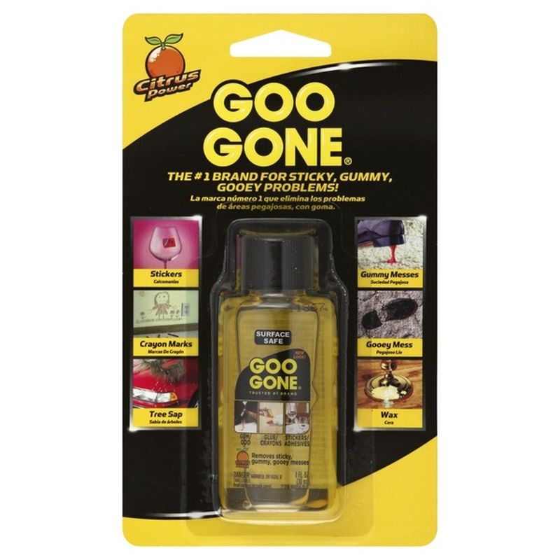 Goo Gone Adhesive Remover, General Purpose, C.A.R.B. (1 oz) Instacart