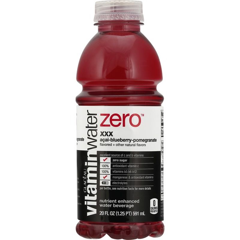 Glaceau Vitaminwater Zero XXX Acai-Blueberry-Pomegranate (20 fl oz