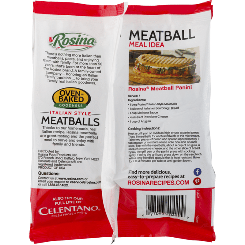 Rosina Meatballs Italian Style (12 oz) Instacart