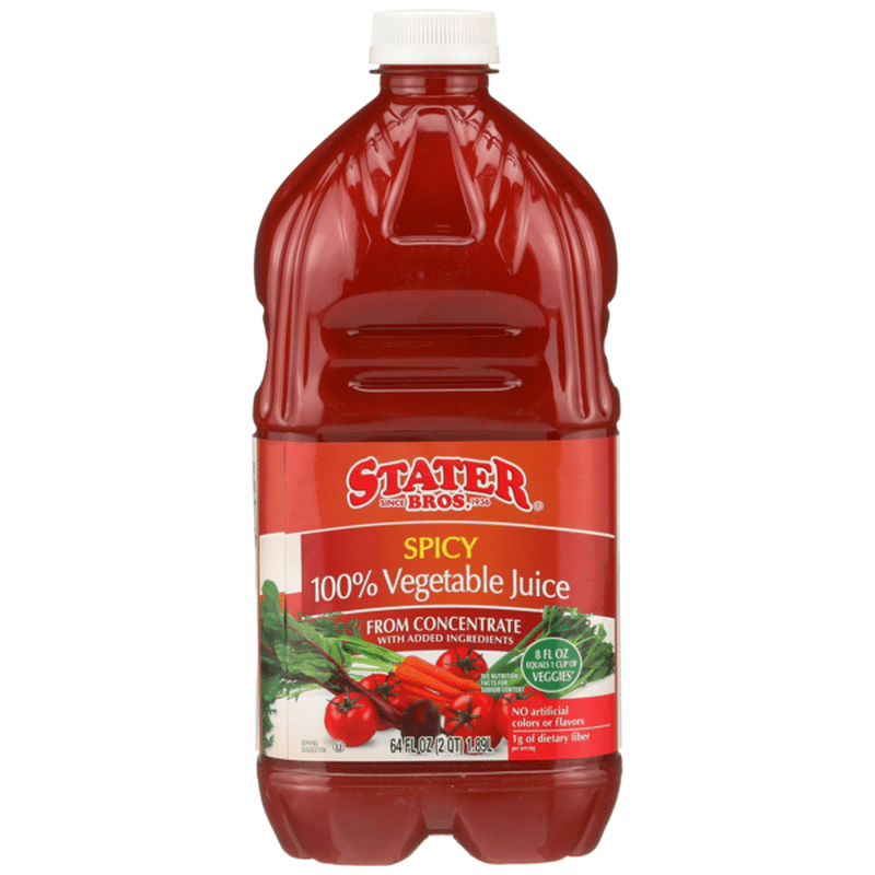 Stater Bros 100 Spicy Vegetable Juice From Concentrate (64 fl oz