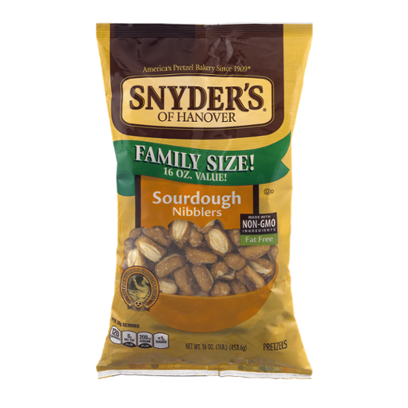 Snyder's of Hanover® Sourdough Nibblers Pretzels (16 oz) from Giant ...