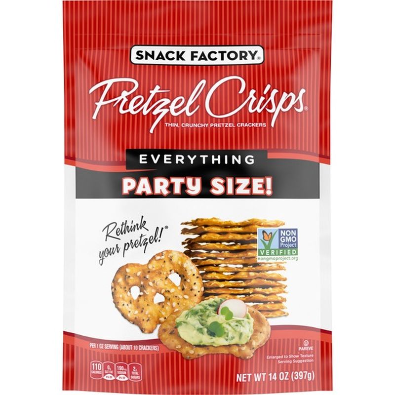 Pretzel Crisps® Everything Pretzel Crisps (14 oz) from ShopRite Instacart
