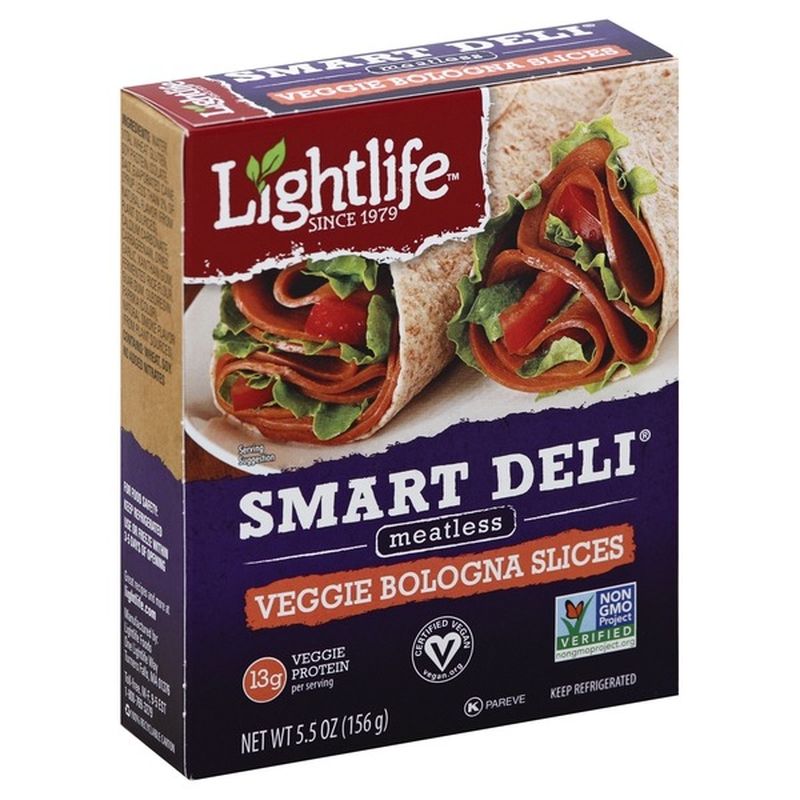 Lightlife Deli Slices, Bologna, PlantBased (5.5 oz
