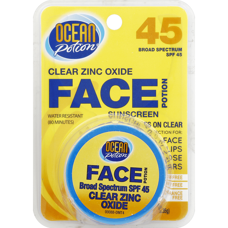 clear zinc oxide sunscreen