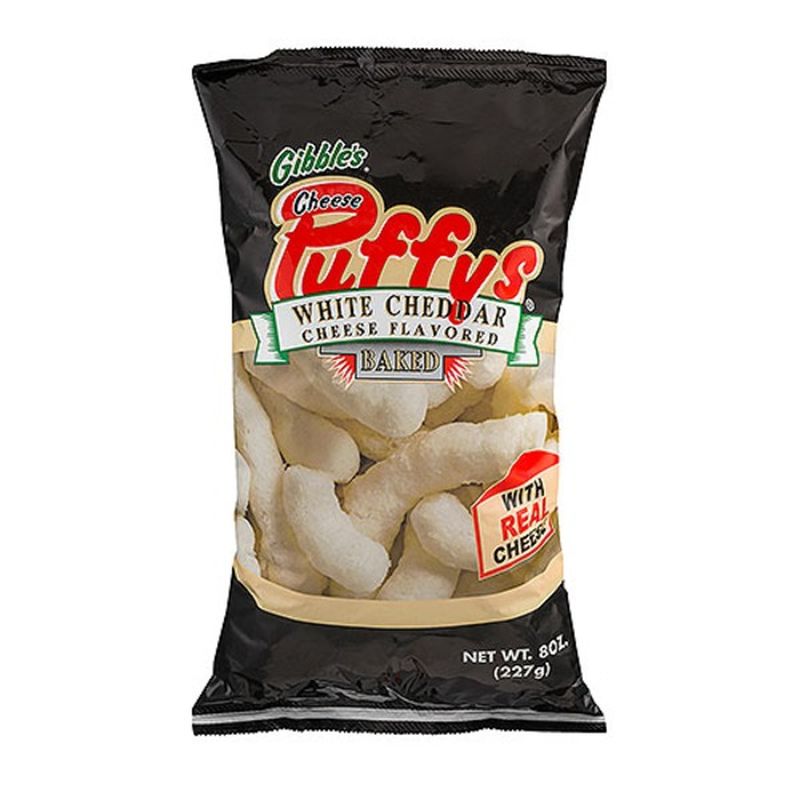 Gibble's Cheese Puffys White Cheddar Baked (8 oz) Instacart