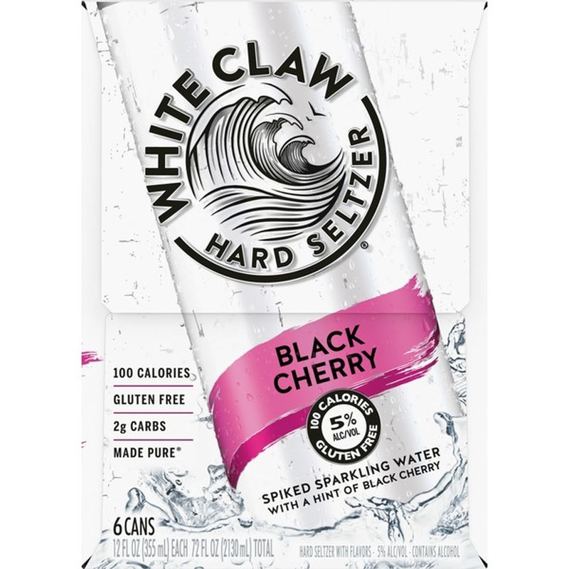 White Claw Black Cherry Spiked Sparkling Water (12 oz) Instacart