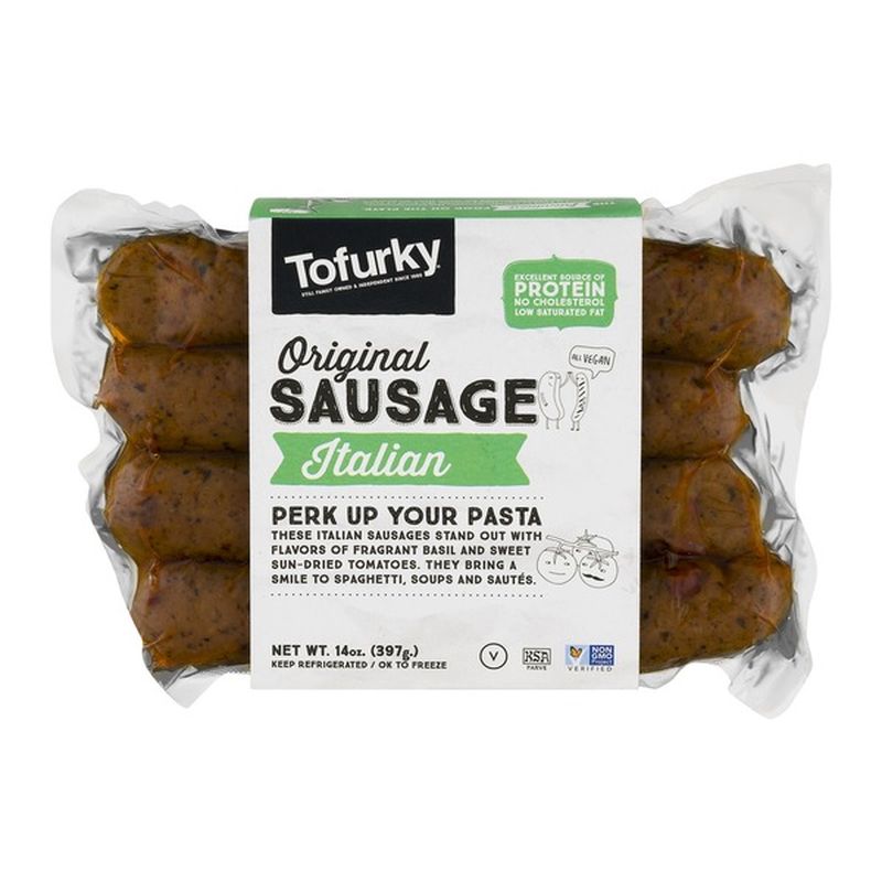 Tofurky Italian Sausage with SunDried Tomatoes and Basil (14 oz) from
