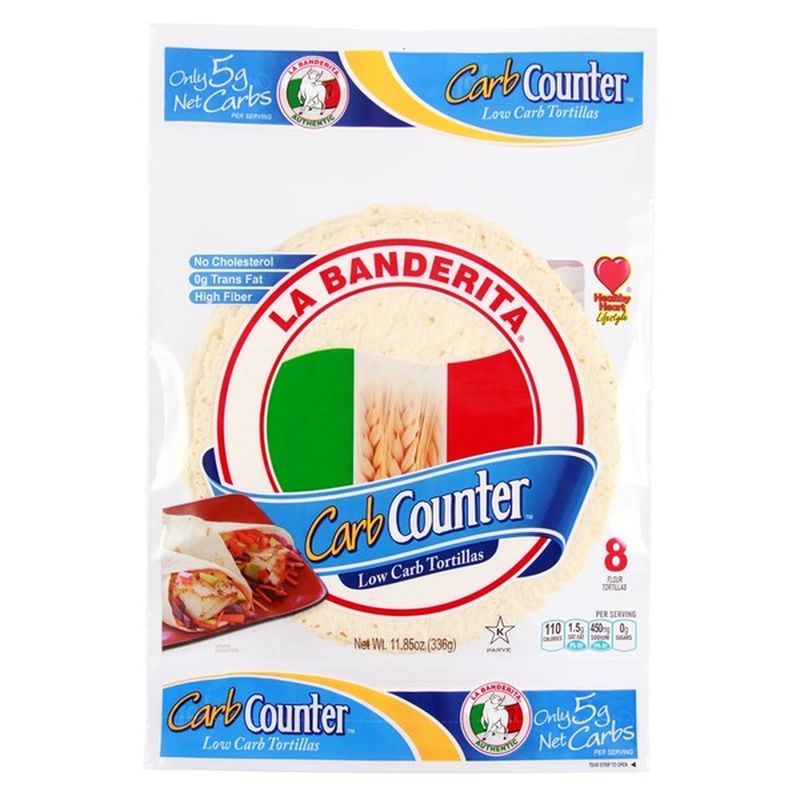 La Banderita Carb Counter Low Carb Tortillas (8 ct) from Kroger Instacart
