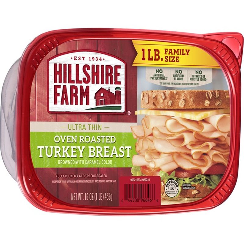 Hillshire Farm Ultra Thin Deli Sliced Turkey Breast Lunchmeat Oven