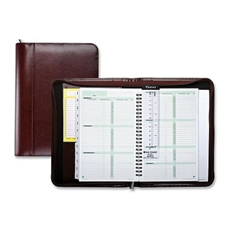 Day-Timer 8-1/2" x 5-1/2" Aristo Bond Leather Journal