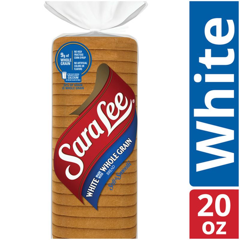 Sara Lee White Made with Whole Grain Bread (20 oz) Instacart