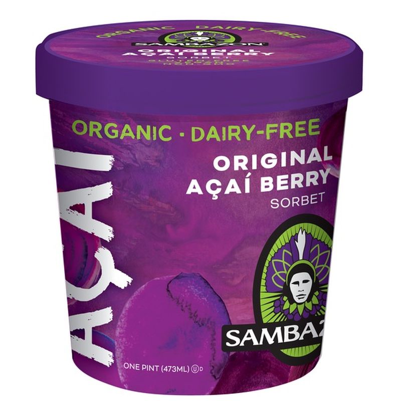 Sambazon Sorbet, Organic, Original, Acai Berry (1 pt) Instacart