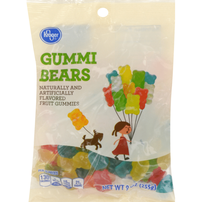 Kroger Fruit Gummies, Gummi Bears (9 oz) Instacart