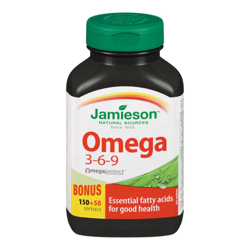 Omega 369 1200 Mg Softgels Bonus (200 ct) Instacart