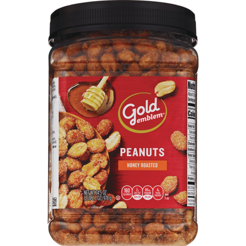 CVS Gold Emblem Honey Roasted Peanuts (34.5 oz) Instacart