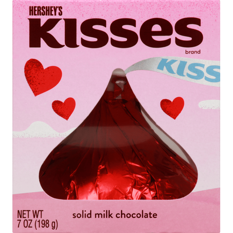 Kisses Milk Chocolate Solid 7 Oz Instacart